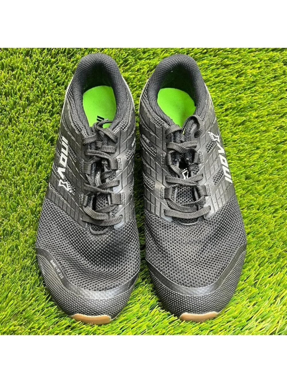 Inov-8 Bare-XF 210 V3 Mens Size 8.5 Black Athletic Cross Training Shoes Sneakers